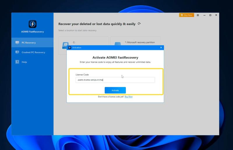 AOMEI FastRecovery Pro – бесплатная лицензия на 1 год. Восстановление данных на Windows