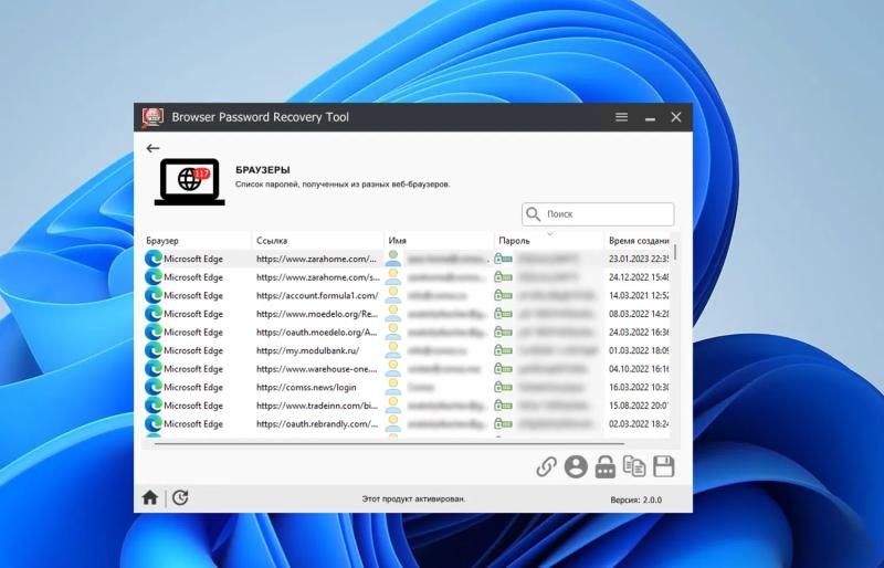 Browser Password Recovery Tool – бесплатная лицензия