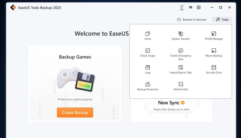 EaseUS Todo Backup Home 2025 – бесплатная лицензия на 1 год